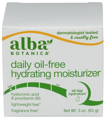 Alba Botanica, Moisturizer Aloe Green Tea Oil Free, 3 Ounce