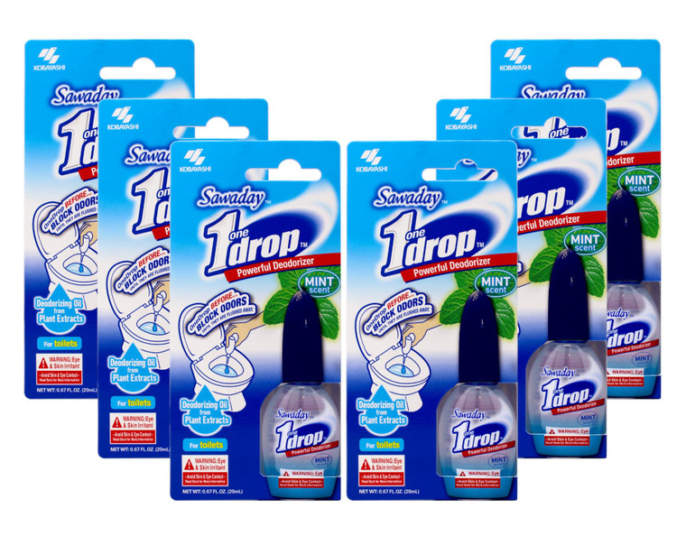 (Six-Pack) One-Drop Concentrated Deodorizer (6 x 0.67 oz) by OneDrop(TM)