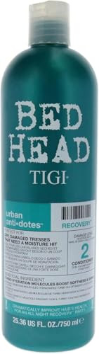 Bed Head by TIGI Urban Antidotes Recovery Moisturizing Conditioner for Dry & Damaged Hair, Intensive Hydration, 25.36 fl oz