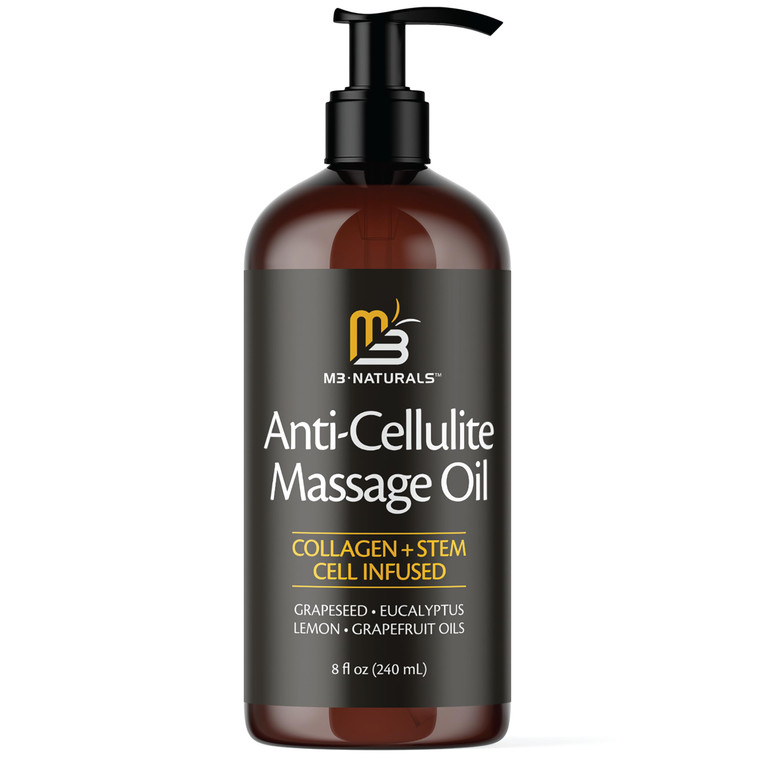 Firming Body Massage Oil with Collagen & Stem Cell  Helps Smooth The Appearance of Cellulite & Improve Skin Texture  Refreshing Aromatherapy Body O