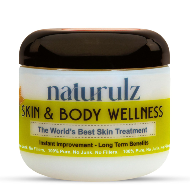 Naturulz Skin & Body Wellness 4oz  Fast-Absorbing Everyday Moisturizer with Nourishing Coconut oil. Antioxidant-rich Herbal Body Butter for Deep nou