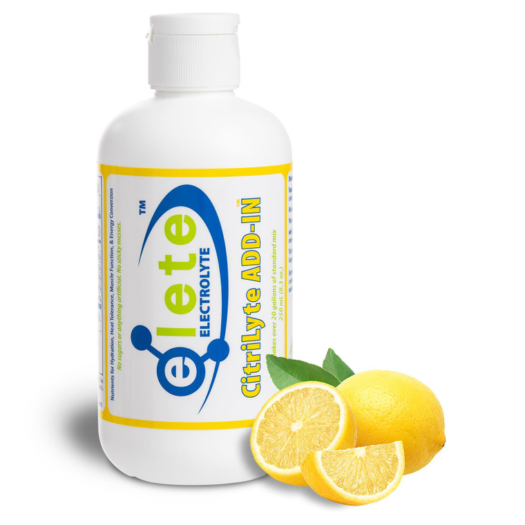 elete CitriLyte Electrolyte Add-in Hydration Drops | Sodium, Magnesium, Potassium | Slight Lemon Flavor, All Natural | Leg and Muscle Cramp Relief |