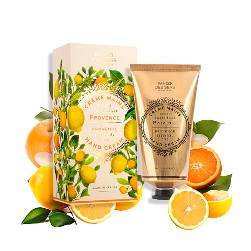Panier des Sens Provence Hand Cream - Nourishing Shea Butter Hand Cream for Dry Cracked Hands 97% Natural Ingredients - Dermatologically Tested Hand
