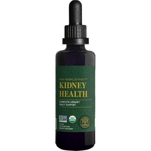 Global Healing USDA Organic Kidney Health with Cranberry & Hydrangea - Kidney Cleanse Liquid Supplement & Stones Dissolver for Urinary Health - Detox