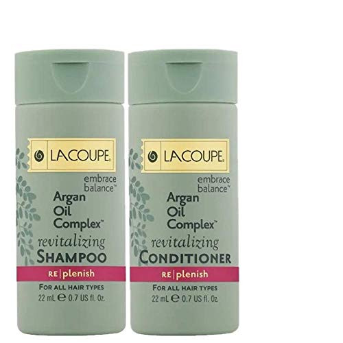 Lacoupe Shampoo and Conditioner - Set of 18 0.75Oz each - 9 Each Shampoo and 9 Each Conditioner Total 13.5 Oz
