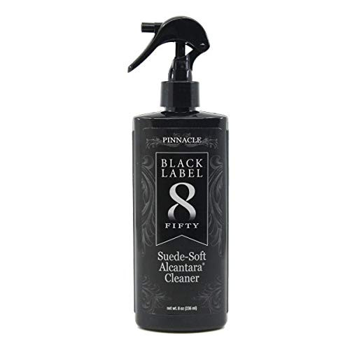 Pinnacle Black Label Suede-Soft Alcantara® Cleaner (8 oz): Premium Care for Micro-Suede & Alcantara Surfaces - Gently Removes Stains, Refreshes, and