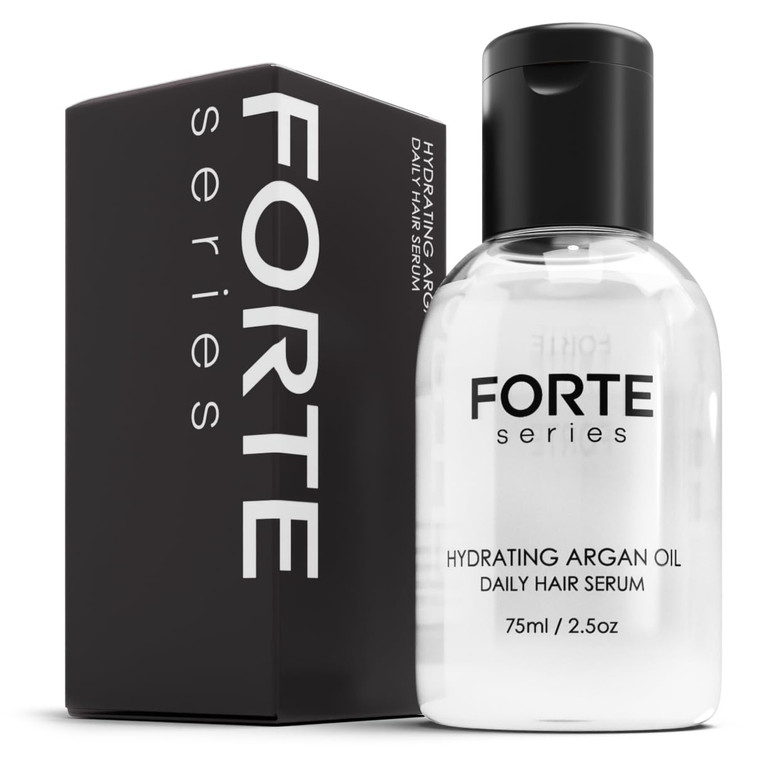 Alex Costa Hydrating Argan Oil Daily Hair Serum by Forte Series Sulfate Free Argan Hair Oil for Men Hair Serum for Dry Damaged Hair, for Styling Hair