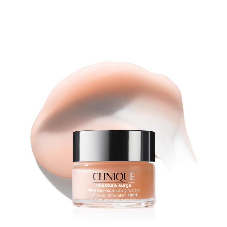 Clinique Moisture Surge 100H Auto-Replenishing Hydrator Oil Free Face Moisturizer | With Hyaluronic Acid, Aloe Bioferment and Vitamins C + E | For Al