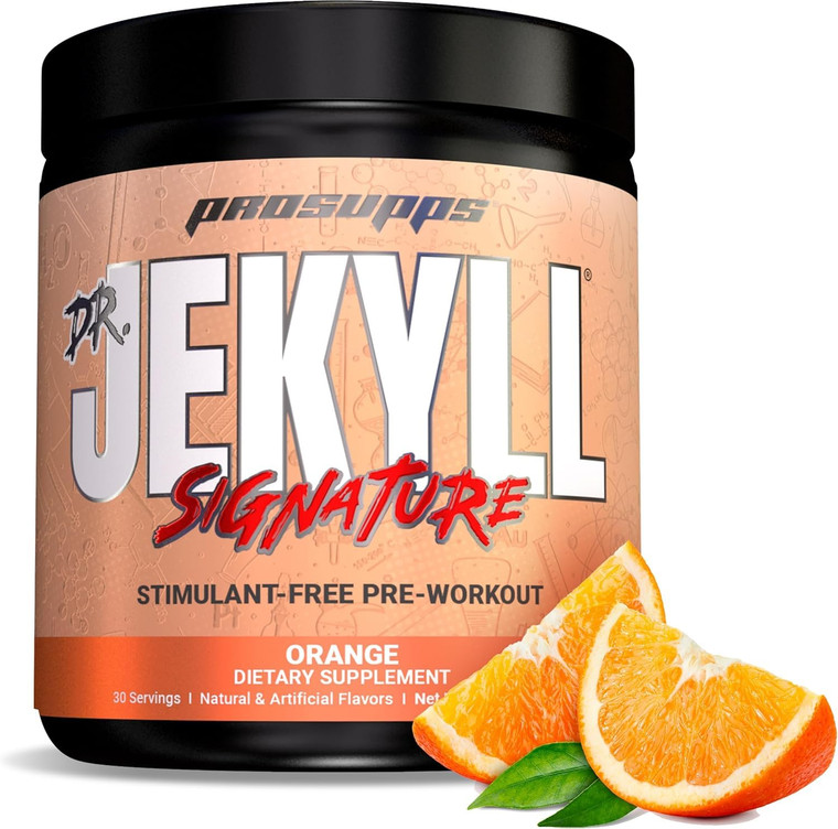 ProSupps Dr. Jekyll Signature V2 Pre Workout Powder with Creatine - Stim-Free Preworkout Supports Focus & Endurance - Caffeine-Free Gym & Fitness Sup