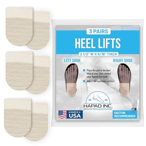 Premium Heel Pads for Shoes - Cushion Inserts for Women & Men, Anti-Slip Heel Grips, Shoe Filler for Too Big Shoes, Blister Prevention Heel Cushions