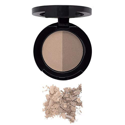 Mellow Cosmetics Brow Duo - Luminous Eyebrow Powder for Natural Looking, Voluminous Brows - Eyebrow Filler for Brows - Vegan Brow Definer - Taupe