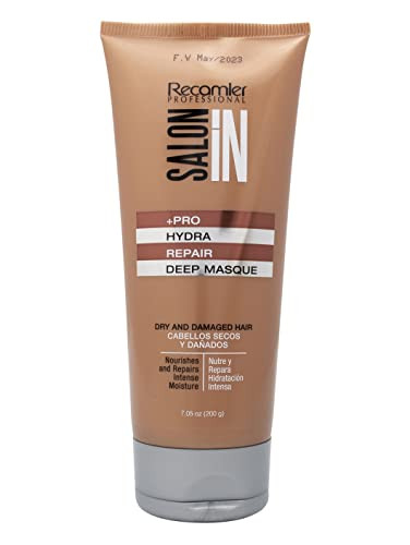 RECAMIER 34080 | Argan Oil Repairing Hair Smoothing Mask | Deep Hydrating Conditioning Treatment | Tratamientos Para el Cabello Seco y Maltratado Mas