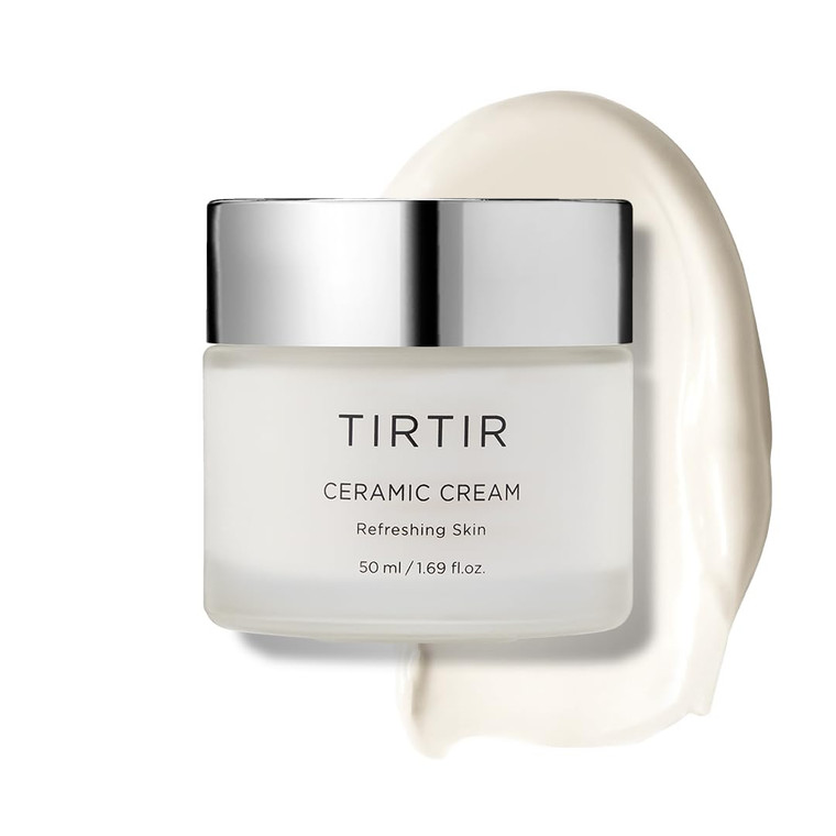 TIRTIR Natural Ceramide Cream | Deep moisturizer for Glass Skin, Polyglutamic acid, Centella Asiatica Extract, Skin barrier, Lightweight, Mild, Natur
