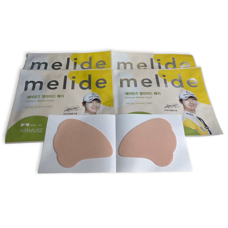 Airmuse Melide Golf Face Eye UV Sun Protection Hydro Gel Patch Cooling Soothing Moisturizing Protection Sun Patch for Face Golf Made in Korea UV Patc