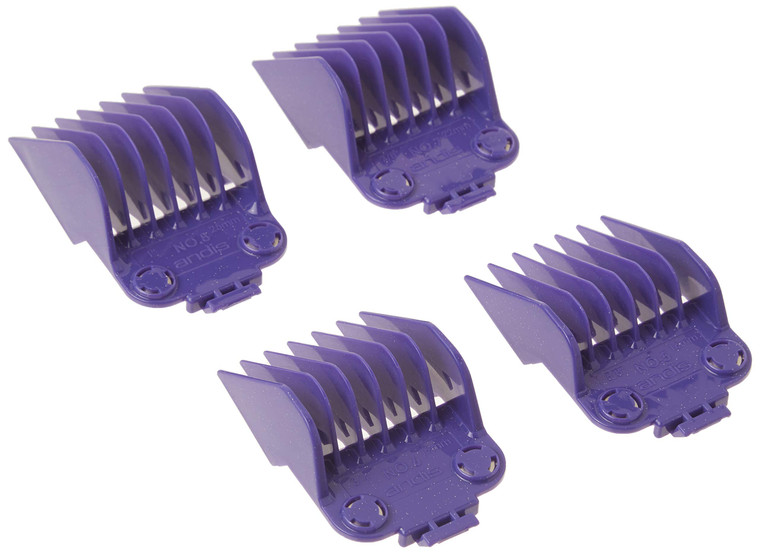 Andis 01415 Master Dual Magnet Large Comb Set - Crafted with High-Grade Metal, Contains 4 Different Size Combs - Providing a Comfortable & Snag-Free
