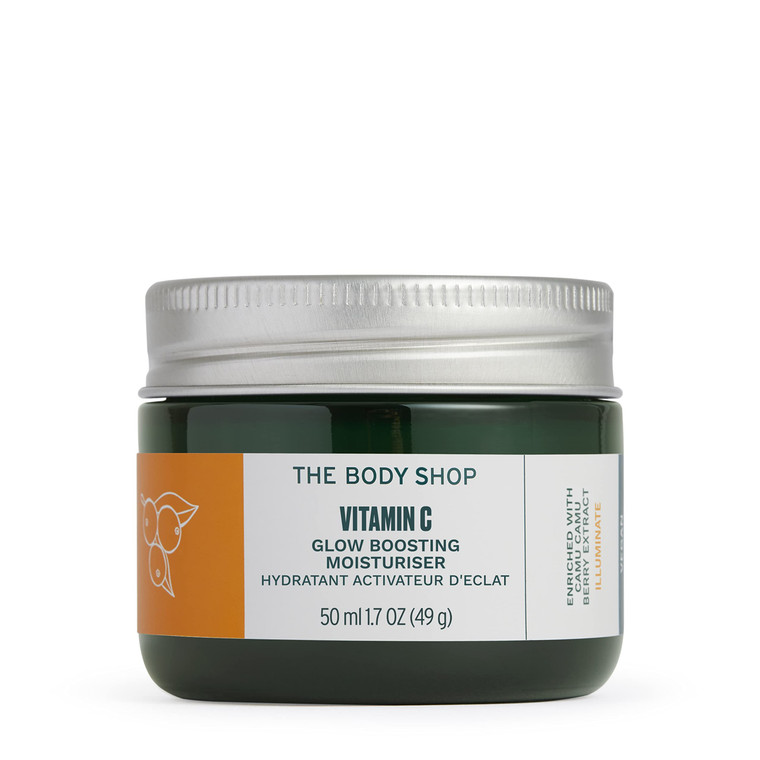The Body Shop Glow Boost Moisturizer  Soothes and Smooths for Skin that Glows  Vegan  50ml