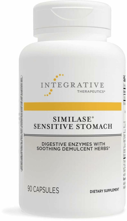 Integrative Therapeutics Similase Sensitive Stomach - Support for Sensitive Stomachs* - Dairy-Free & Vegan - 90 Capsules (45 Servings)