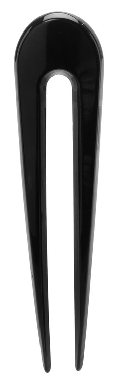 France Luxe Long Tooth Chignon Pin - Black One Size