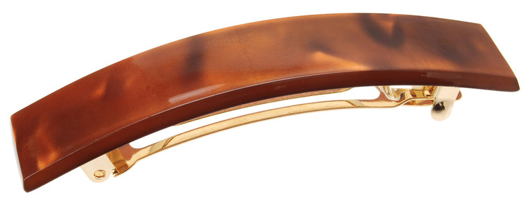 France Luxe Classic Rectangle Barrette - Nacro Spice