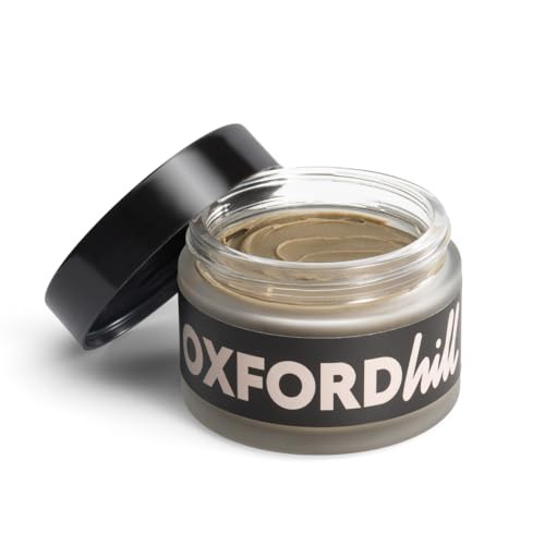 OXFORDhill Texture Clay Pomade - Premium Matte Finish Hair Clay for Men - Five-Ingredient 100% all Natural and Organic Pomade for Hair and Scalp Heal