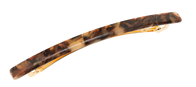 France Luxe Long and Skinny Barrette - Pavlova (Pavlova Brown)
