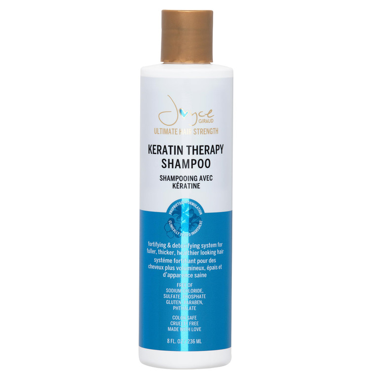 Miracle Elixir Collection Joyce Giraud Ultimate Hair Strength Keratin Therapy Shampoo, with Cynatine & Pure4 Oils, 8 Fl. Oz