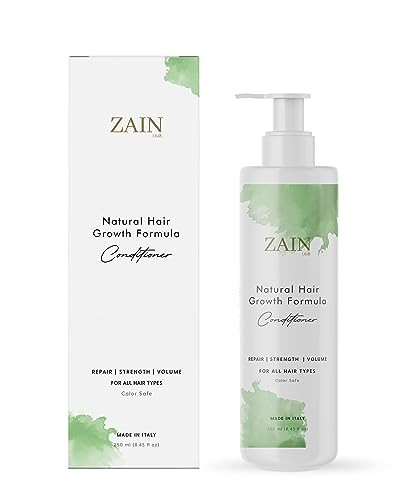 ZAIN1 Natural Hair growth Conditioner With Snail Mucin and jojoba oil. pH Level of 4.2 (Mimosa, 8.45 oz.)