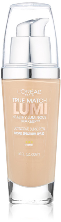 L'Oreal Paris True Match Lumi Healthy Luminous Makeup, W3 Nude Beige, 1 fl; oz.