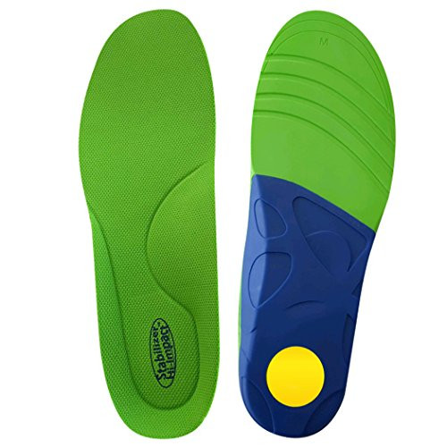 FootMatters Stabilizer Orthotic Insoles - Arch Support, Metatarsal and Heel Cradle - Medium - FSA/HSA Eligible