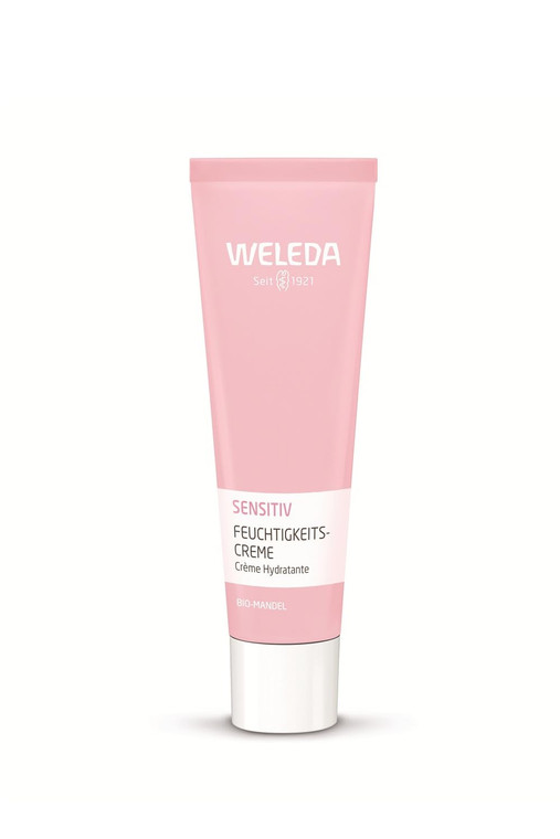 Weleda Sensitive Care Face Cream, 1 Fluid Ounce, Fragrance Free, Plant Rich Moisturizer with Sweet Almond Oil