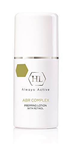 HL Holy Land Cosmetics ABR Complex Prepping Lotion for Active Skin Renewal with Alpha Hydroxy Acids, Salicylic Acid and Retinol, 4.2 fl.oz