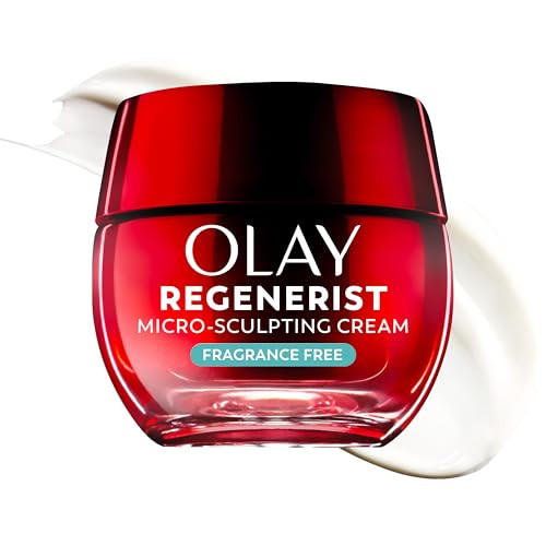Olay Face Moisturizer, Regenerist Micro-Sculpting Cream for Women, Fragrance-Free - Anti-Aging, Anti-Wrinkle, Firming Skin Care - Triple Collagen Cre
