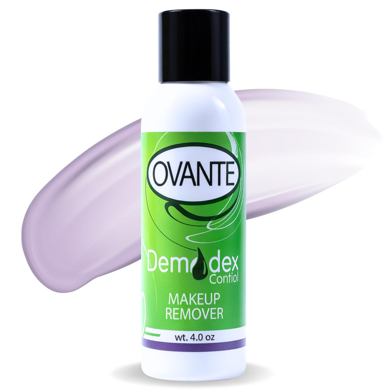 Ovante Demodex Mite Eliminating Face Wash & Make Up Remover With Tea Tree Oil For Human With Demodex Mite, Rosacea, Blepharitis, Itchy Eyelids & Lash