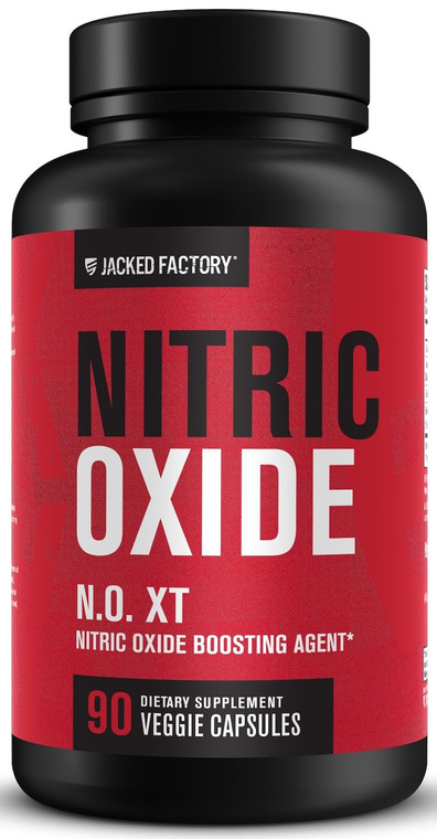 Jacked Factory N.O. XT Nitric Oxide Supplements for Men w/Nitrosigine L Arginine L Citrulline Supplement for Muscle Pumps & Vascularity - Pre Workout