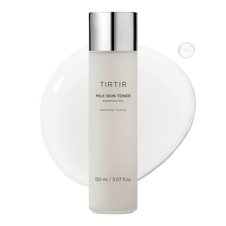 TIRTIR Milk Skin Rice Toner - Deep Moisturizing, Hydrating and Refreshing for face, Niacinamide, Ceramide, Rice Bran Extract, Nature-Oriented Ingredi