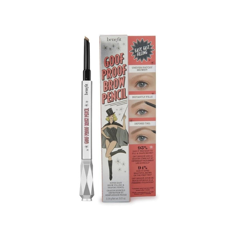 Benefit Goof Proof Brow Pencil Easy Shape Fill 2.5 Neutral Blonde, 0.01 Ounce