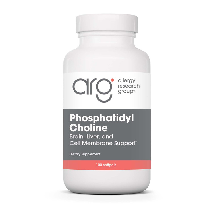 Allergy Research Group Phosphatidyl Choline Supplement - Lecithin Capsules, Digestive Enzymes for Liver, Fat Digestion Support, Choline Supplements f
