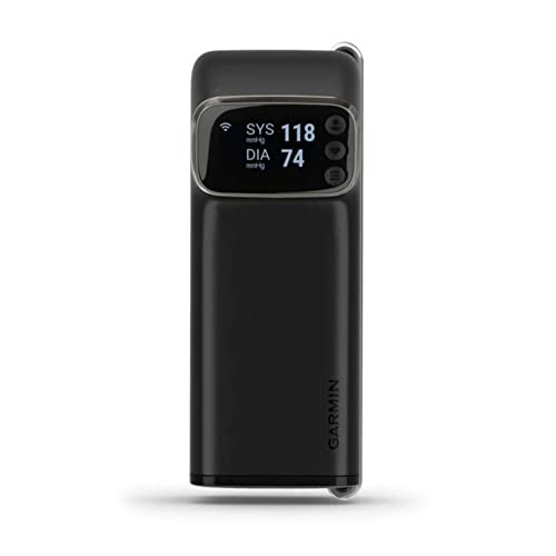 Garmin Index BPM, Smart Blood Pressure Monitor, FDA-Cleared Medical Device, Easy-to-Use with Built-in Display Adjustable
