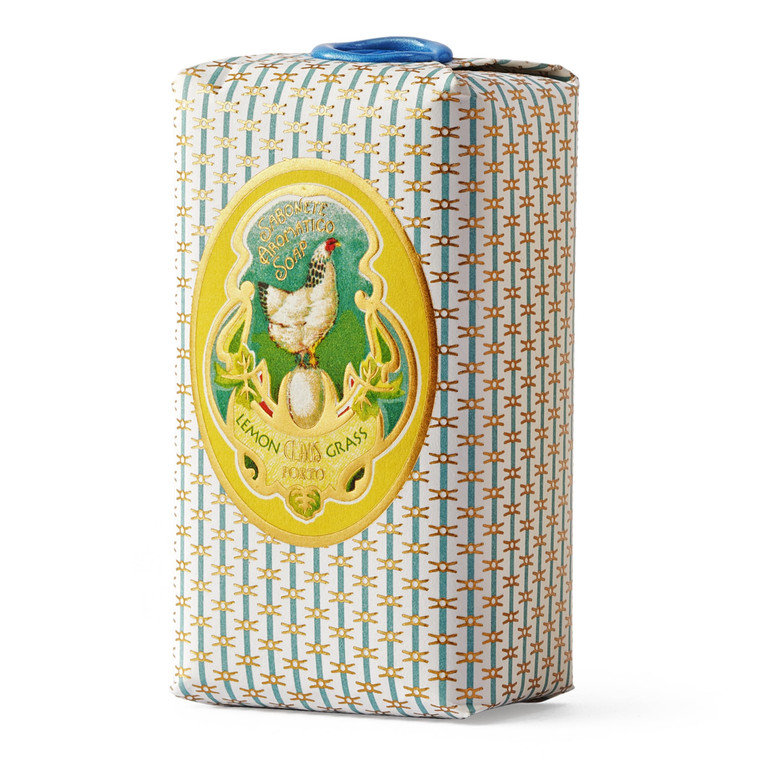 Claus Porto - Chicken Lemongrass Body Soap for Men + Women | Invigorating, Cleansing, Nourishing | Handcrafted, Aromatic, Fresh (150g | 5.3 oz)