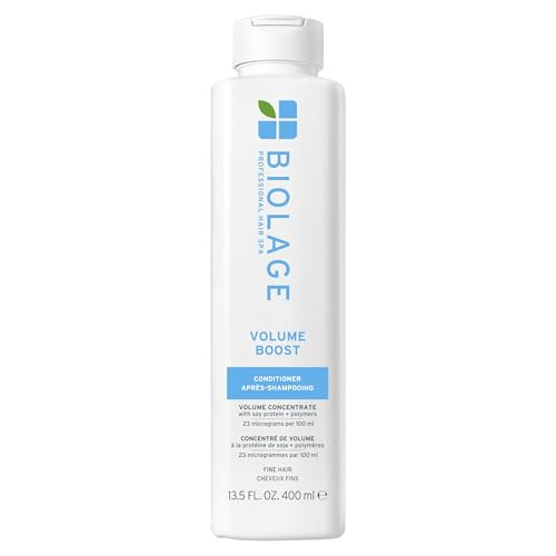 Biolage Volume Boost Conditioner - Weightless Moisture, Shine & Volume, Detangles Fine Hair, Soy Protein & Polymers, Vegan & Paraben-Free, 13.5 Fl Oz