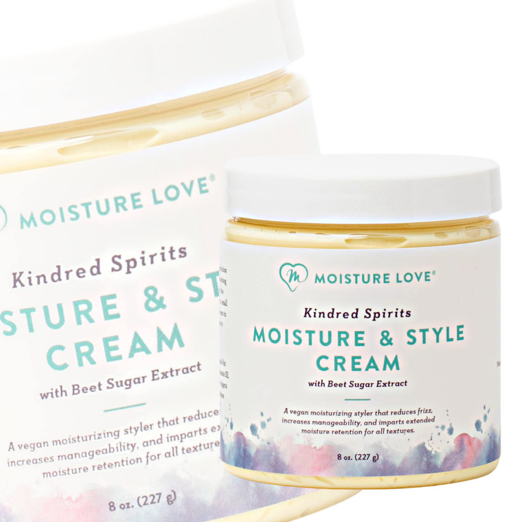 Moisture & Style Cream for Curly Hair. Natural Hair Definer and Enhancer Curling Cream Product. Moisturizer, Reduce Frizz & Increases Hair Manageabil
