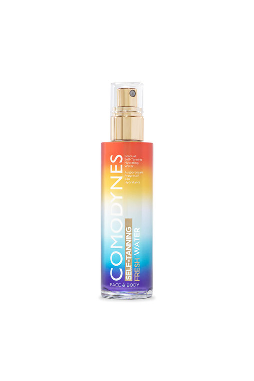 COMODYNES Self-Tanning Fresh Water 100ml - Suitable For Face And Body - Moisturizing Formula With a Delightful Summery Scent