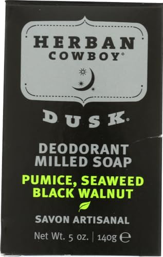 Herban Cowboy Milled Soap Dusk 5 Oz,Pack of 4