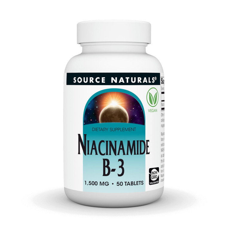 Source Naturals Niacinamide B-3-1500 mg, 100 Tablets
