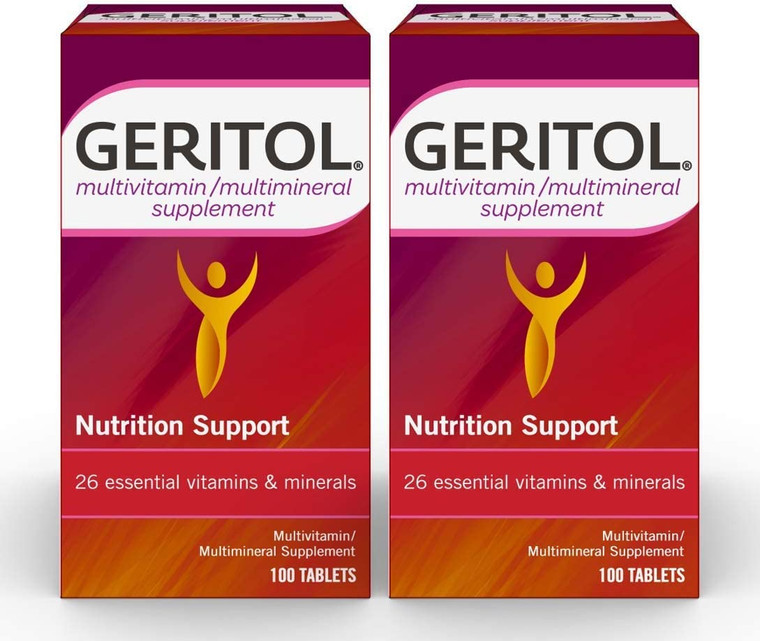 Geritol Multivitamin Tablets 100 TB - (Pack of 2)
