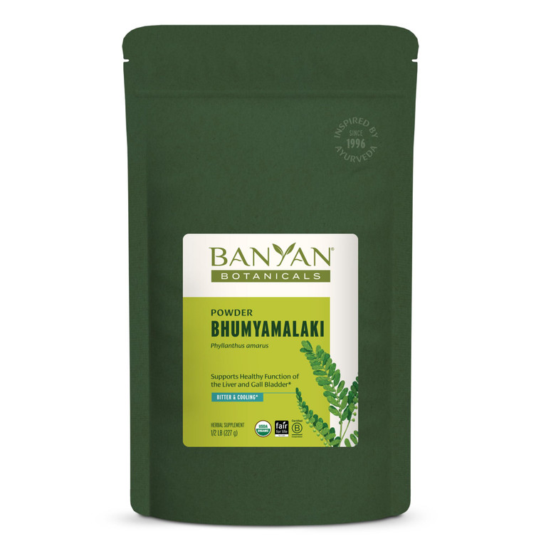 Banyan Botanicals Bhumyamalaki Powder  Organic Liver Health Supplement*  Phyllanthus spp.  for Natural Detoxification & Cleansing of The Liver* 