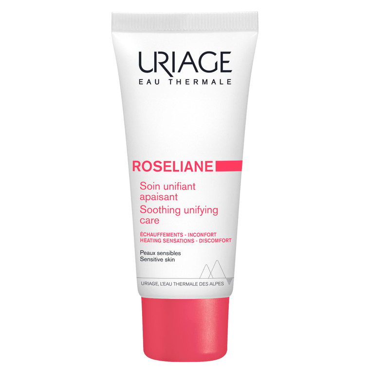 Uriage Roséliane Visible Redness-Neutralizing Rich Care With Red Algae + Ceramides + Shea Butter, Soothes, Nourishes & Reduces Visible Redness, Rich