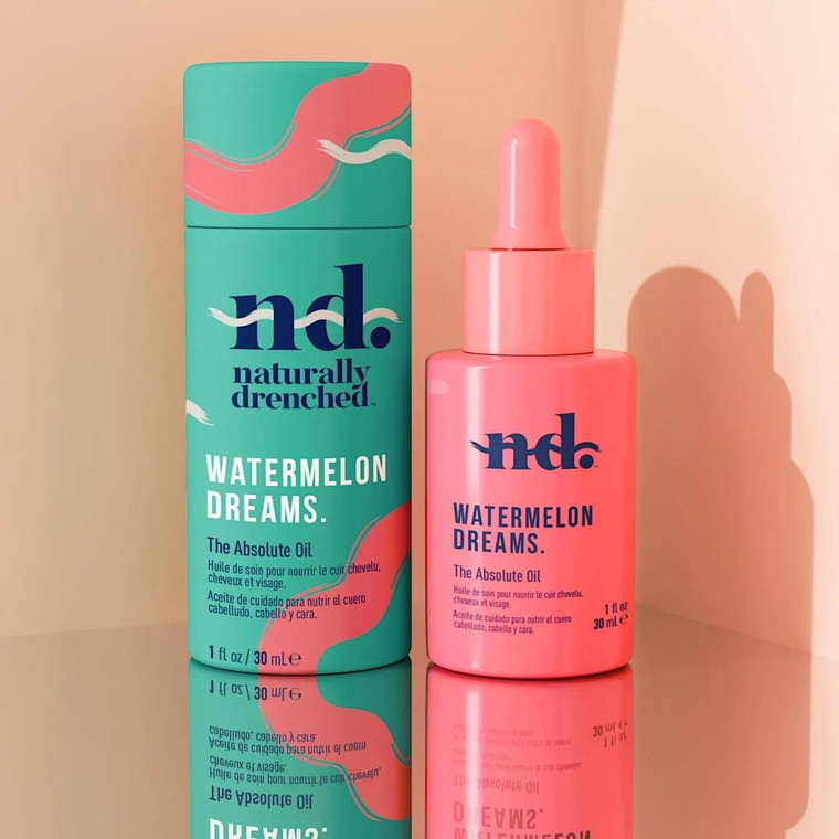 Naturally Drenched Watermelon Dreams - Lightweight Nourishing Oil for Hair growth, Hair and Face - 100% Kalahari Melon Seed Oil - Improves Skin Hydra