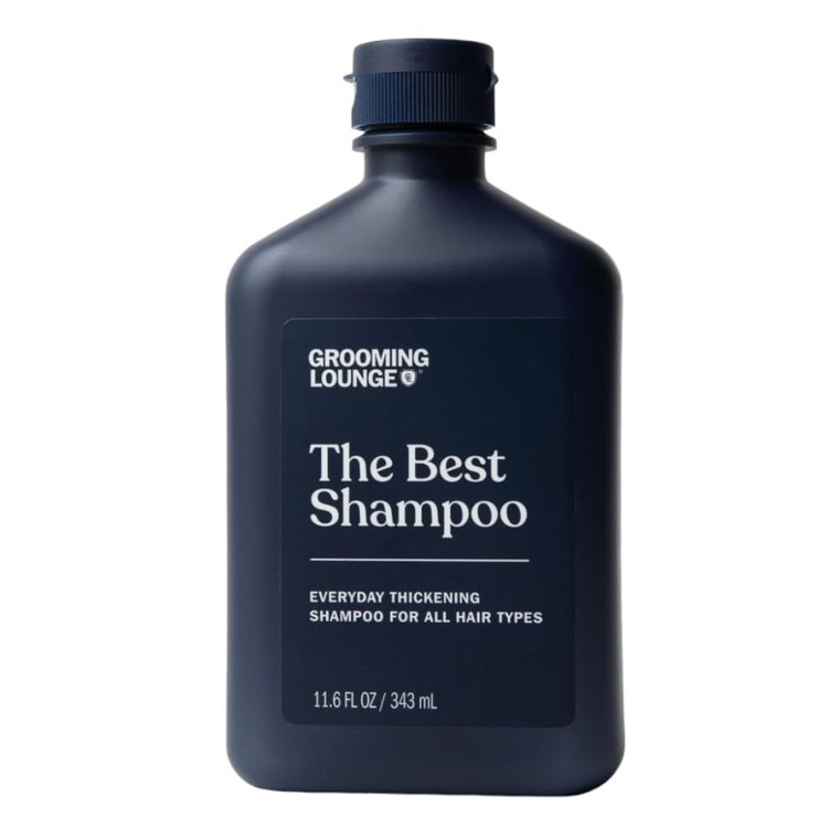 Grooming Lounge The Best Shampoo - Scalp Clarifying, Frizz Control Hair Wash for Men - Promotes Hair Length and Strength - Clean, Stimulating Pepperm