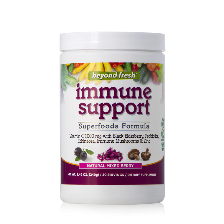Beyond Fresh Immune Support, Superfoods Formula, Potent Antioxidants, Natural Mixed Berry Flavor, 8.46 Ounce